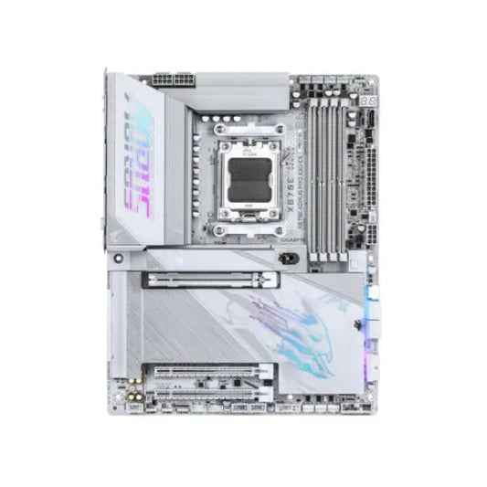 Gigabyte X870E AORUS PRO X3D ICE Motherboard - Microcenter India.
