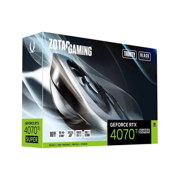 Zotac RTX 4070 Ti Super Trinity Black Edition 16GB Gaming Graphics Card Microcenter India