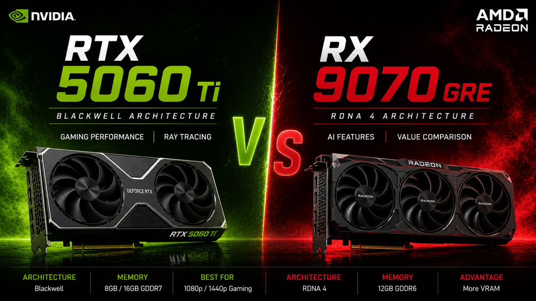 RTX 5060 Ti vs RX 9070 GRE: Surprising Winner