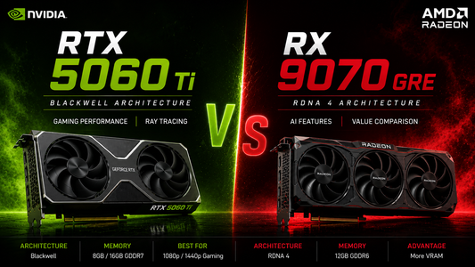 RTX 5060 Ti vs RX 9070 GRE: Surprising Winner