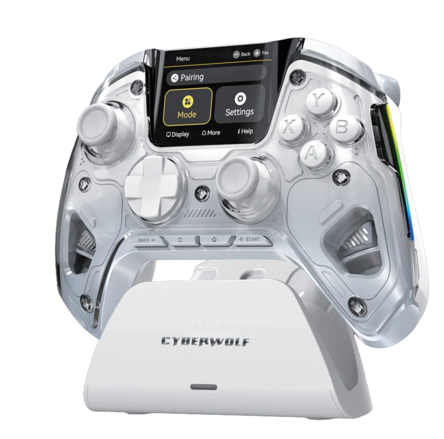 gaming controller with screen,best gaming controller,CyberWolf Vision Alpha