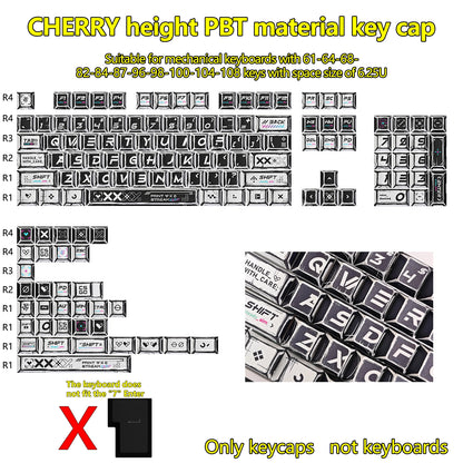 Cherry 119 PBT Mechanical keyboard Keycaps