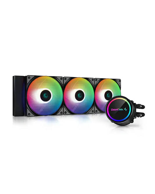 Deepcool Gammaxx L360 ARGB 360mm CPU Liquid Cooler (Black)  Microcenter India