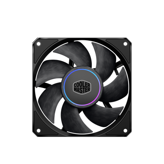 Cooler Master MasterFan M120 ARGB 120mm case fan with Magnetic Dynamic Bearing, 27dBA silent