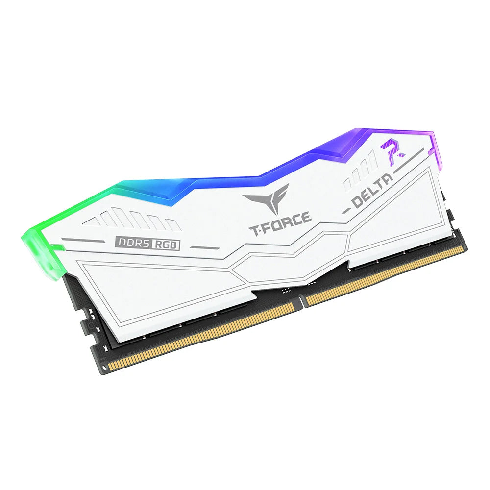 T-Force Delta RGB 32GB (16GBx2) DDR5 6000MHz Desktop Memory RAM CL30 