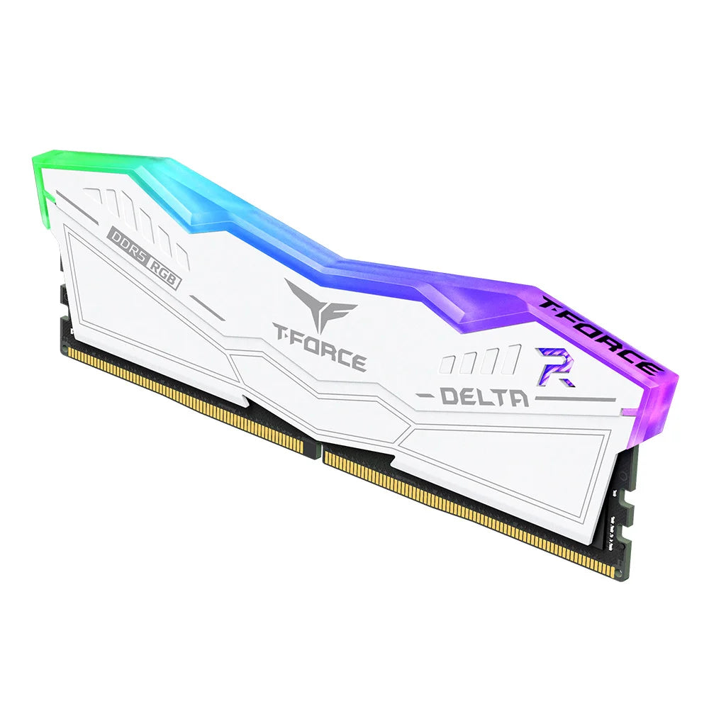 T-Force Delta RGB 32GB (16GBx2) DDR5 6000MHz Desktop Memory RAM CL30 