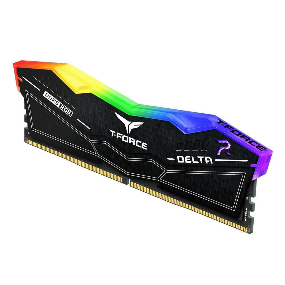 T-Force Delta RGB 32GB (16GBx2) DDR5 6000MHz Desktop Memory RAM CL30 