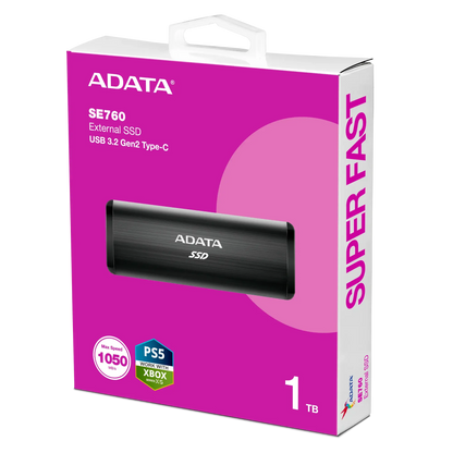Adata SE760 External 1TB Solid State Drive  Microcenter India