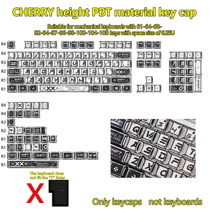 Cherry 120 PBT Mechanical Keyboard Keycaps