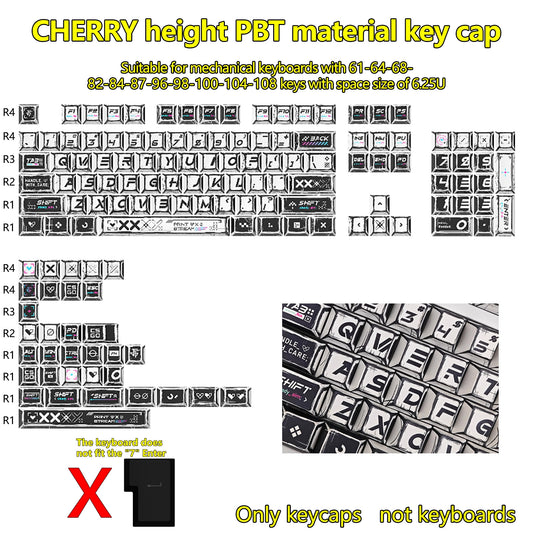 Cherry 120 PBT Mechanical Keyboard Keycaps