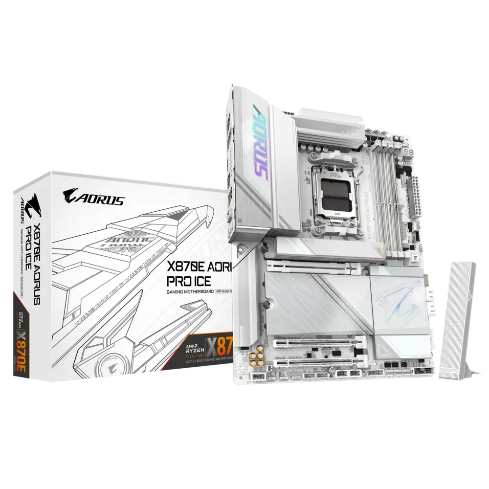 Gigabyte X870E Aorus Pro ICE Motherboard  Microcenter India