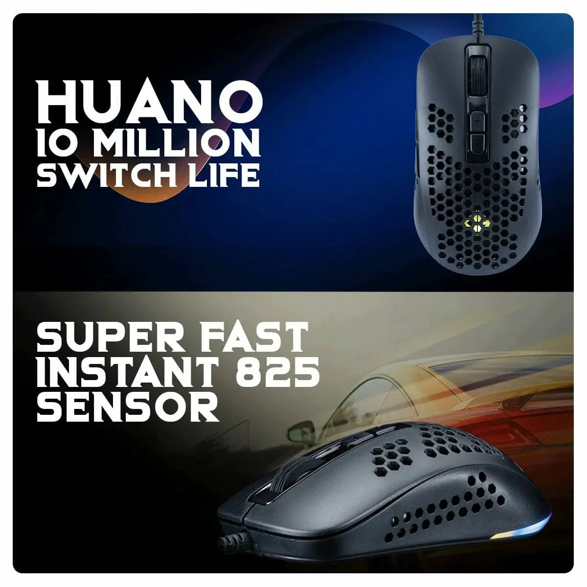 Cosmic Byte Orcus RGB Honeycomb Gaming Mouse  Microcenter India