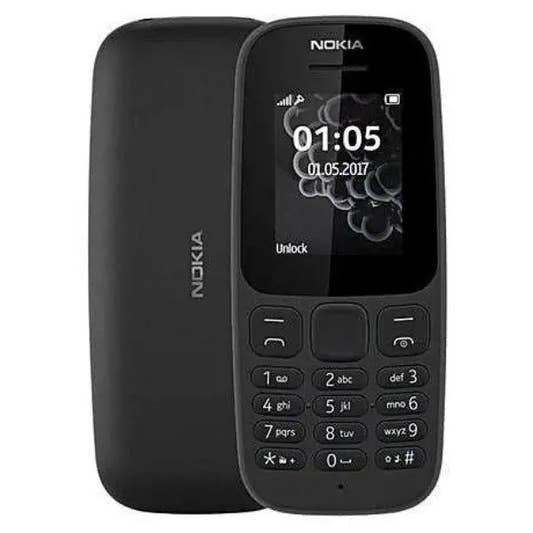 NOKIA 105 SS Black  Microcenter India