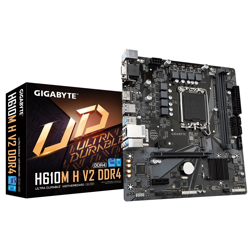 Gigabyte H610M H V2 DDR4 Motherboard  Microcenter India