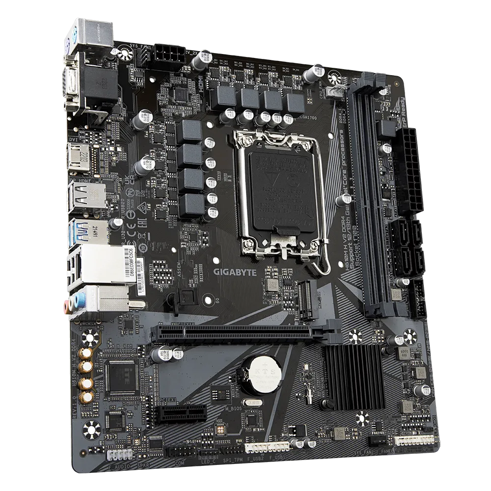 Gigabyte H610M H V2 DDR4 Motherboard  Microcenter India