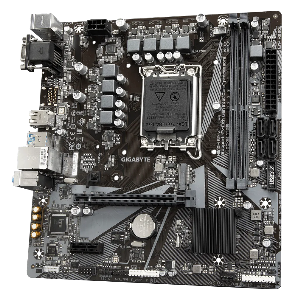 Gigabyte H610M S2 V2 DDR4 Motherboard  Microcenter India
