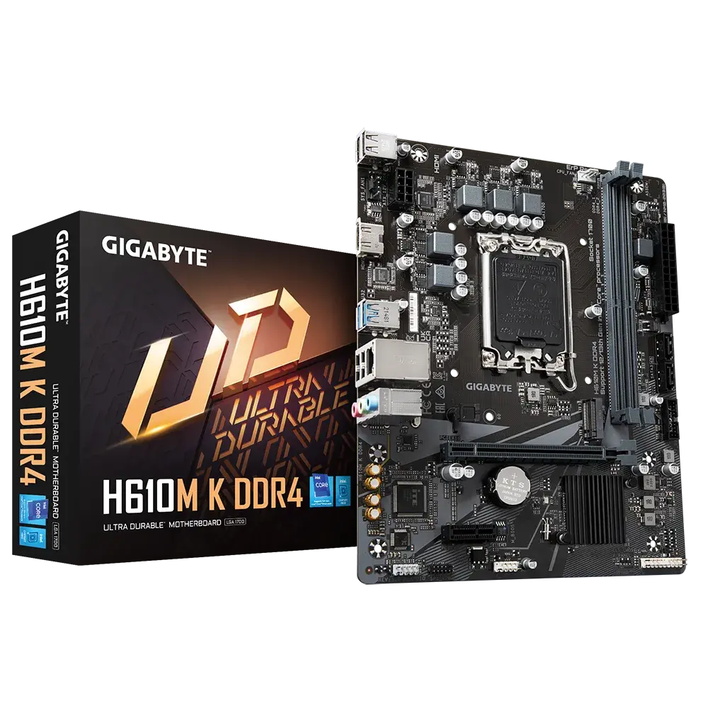 Gigabyte H610M K DDR4 Motherboard  Microcenter India