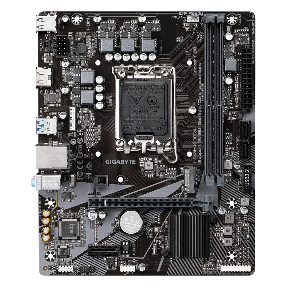 Gigabyte H610M K DDR4 Motherboard  Microcenter India