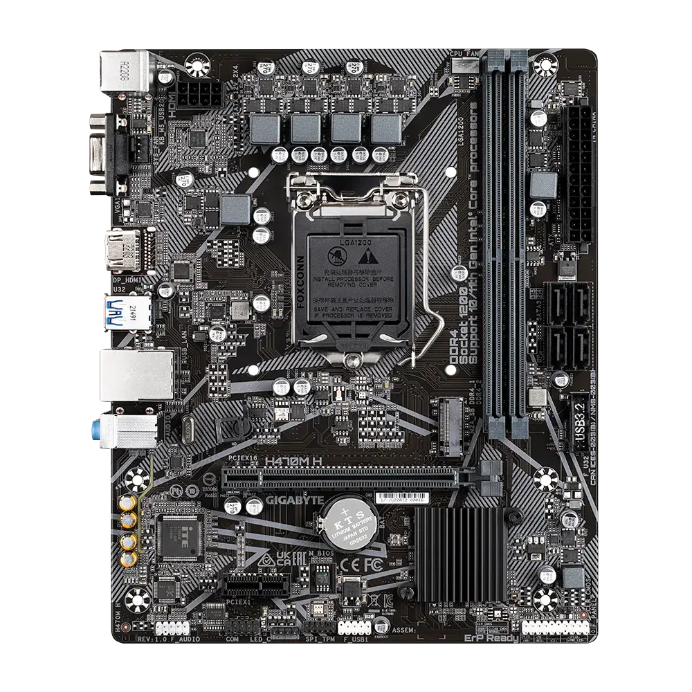 Gigabyte H470M H Motherboard  Microcenter India