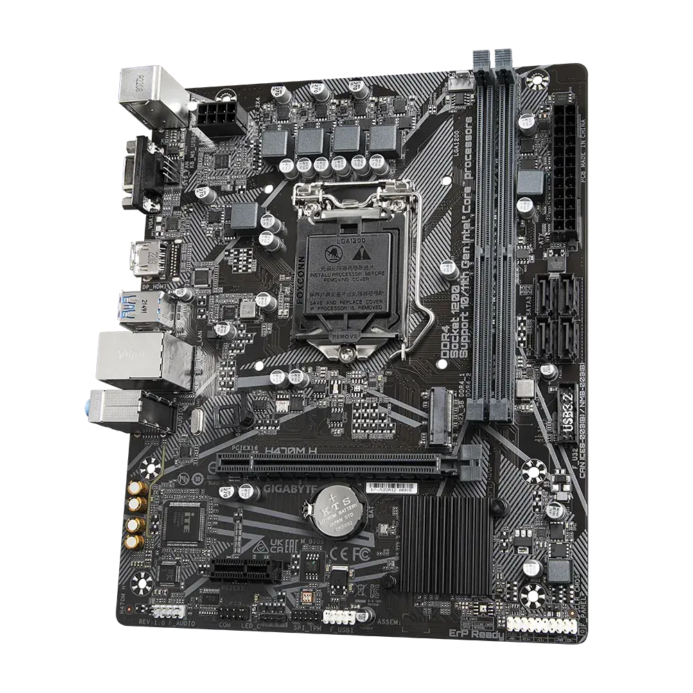 Gigabyte H470M H Motherboard  Microcenter India