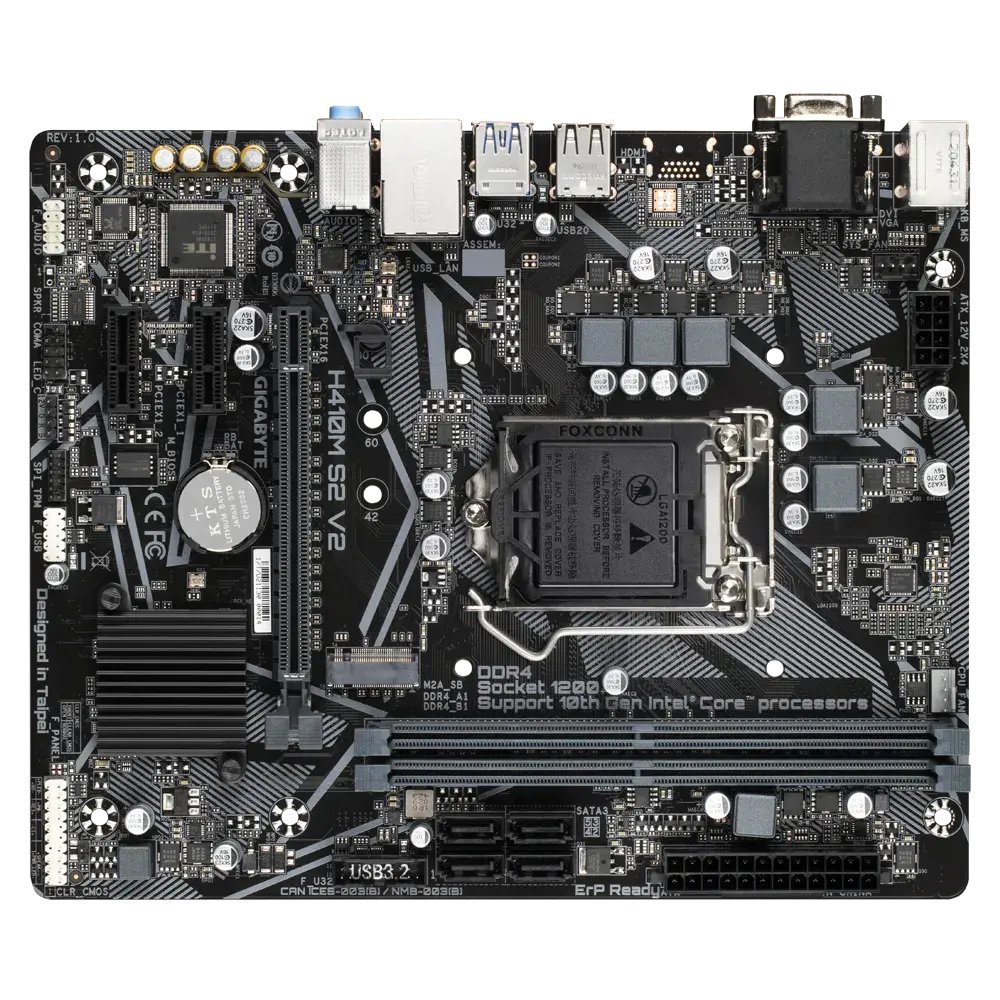 Gigabyte H410M S2 V2 Motherboard  Microcenter India