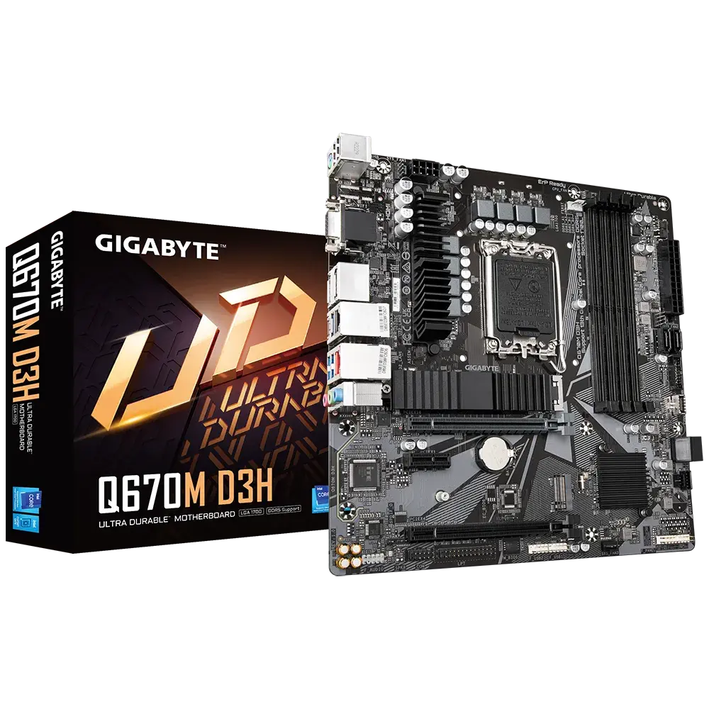 Gigabyte Q670M D3H Motherboard  Microcenter India