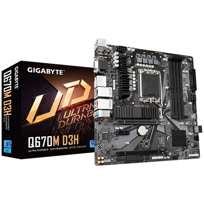 Gigabyte Q670M D3H Motherboard  Microcenter India