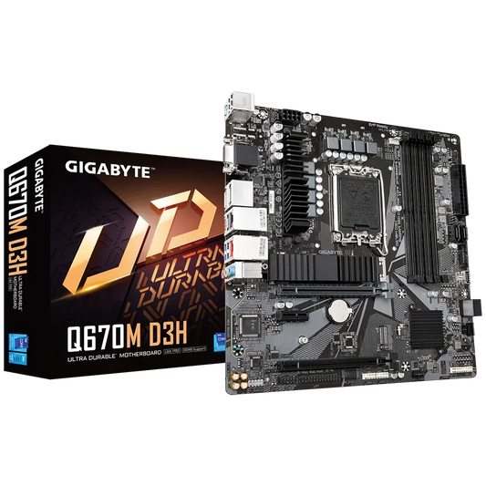 Gigabyte Q670M D3H Motherboard  Microcenter India