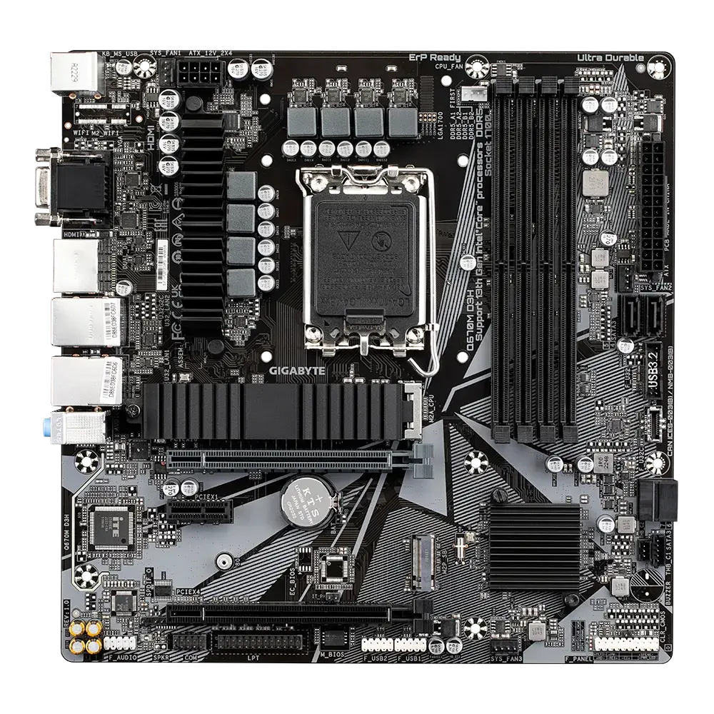 Gigabyte Q670M D3H Motherboard  Microcenter India
