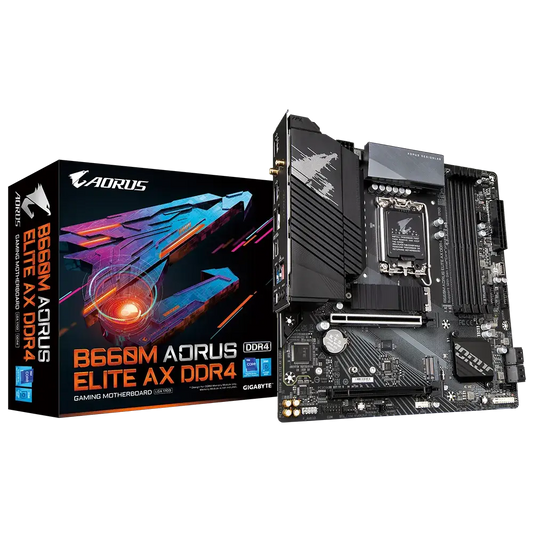 Gigabyte B660M AORUS ELITE AX DDR4 Motherboard  Microcenter India
