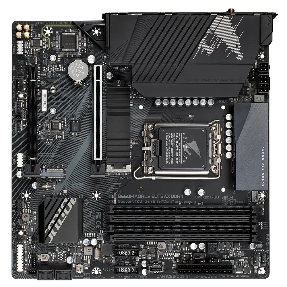 Gigabyte B660M AORUS ELITE AX DDR4 Motherboard  Microcenter India