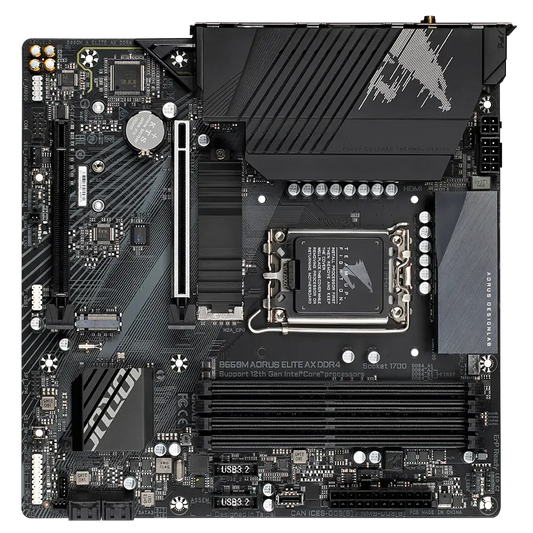 Gigabyte B660M AORUS ELITE AX DDR4 Motherboard  Microcenter India