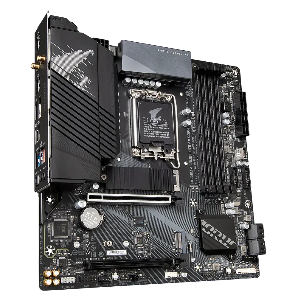 Gigabyte B660M AORUS ELITE AX DDR4 Motherboard  Microcenter India