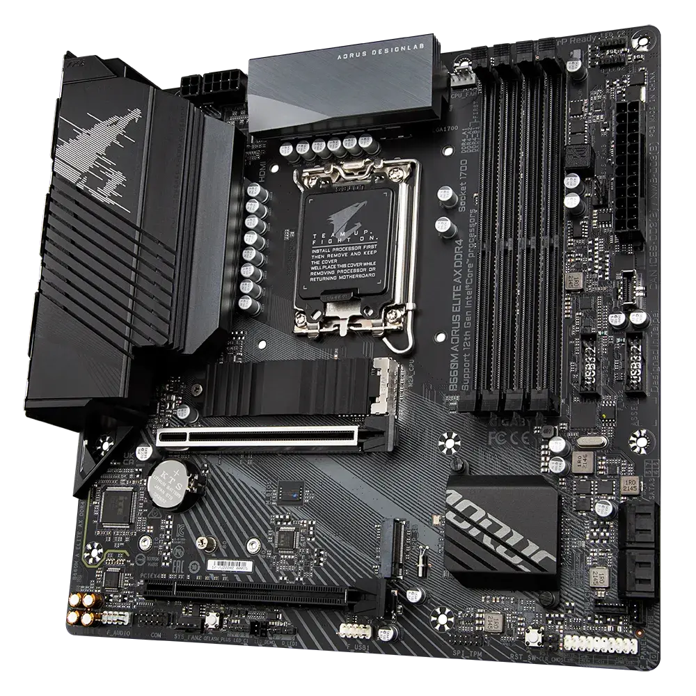 Gigabyte B660M AORUS ELITE AX DDR4 Motherboard  Microcenter India