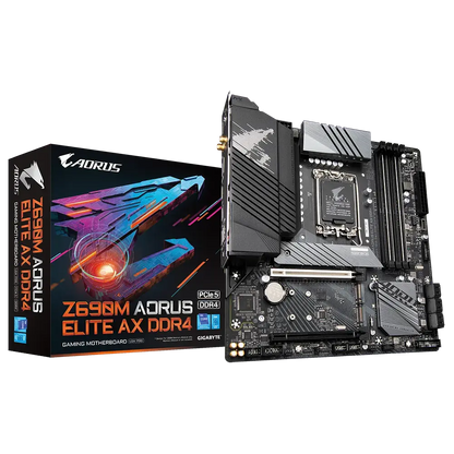 Gigabyte Z690M Aorus Elite AX DDR4 Motherboard  Microcenter India