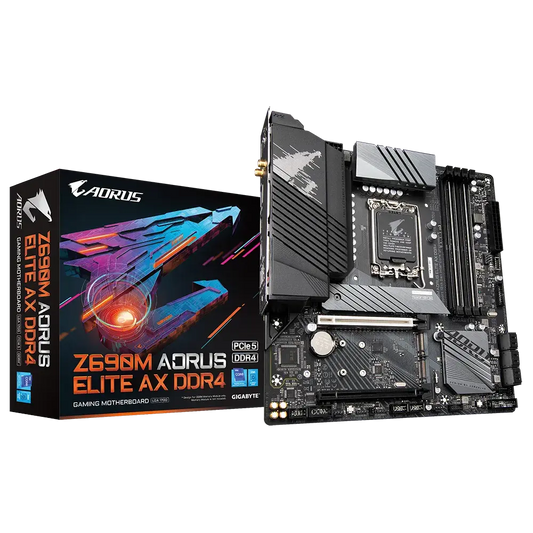 Gigabyte Z690M Aorus Elite AX DDR4 Motherboard  Microcenter India