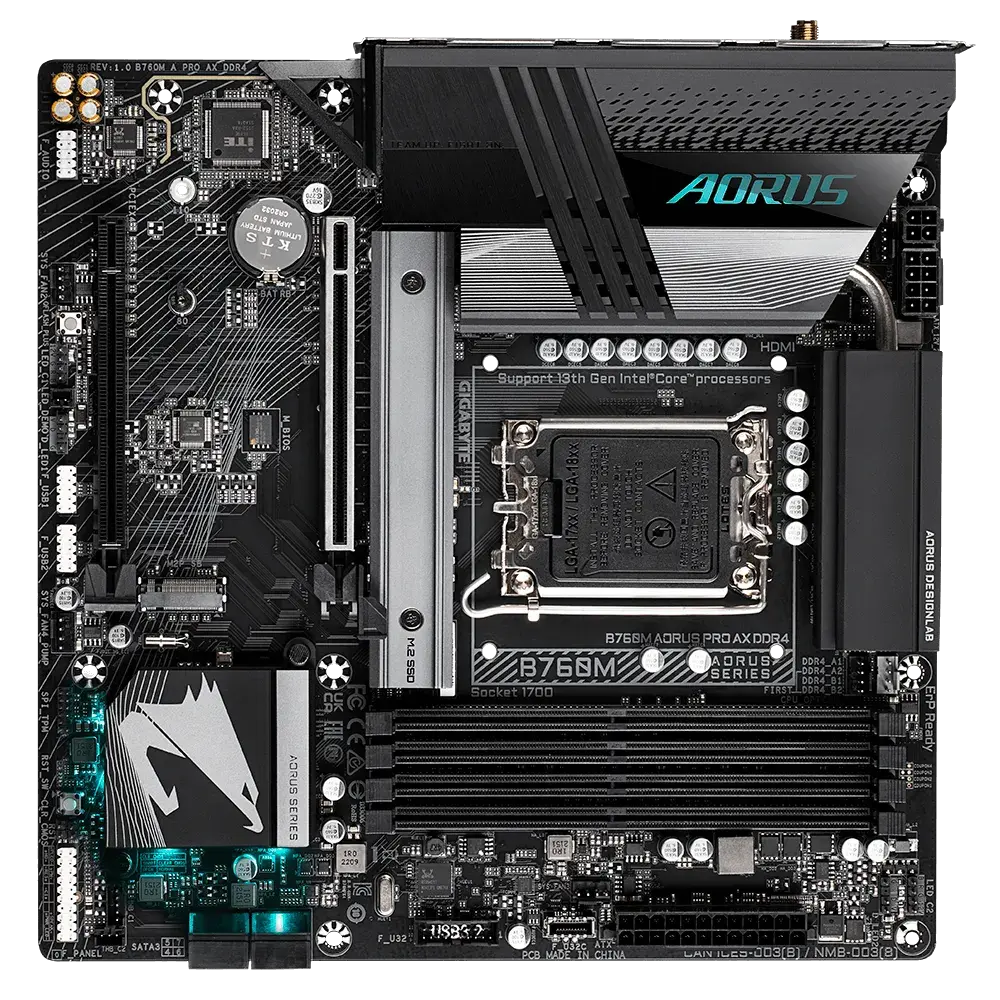 Gigabyte B760M AORUS PRO AX DDR4  Microcenter India