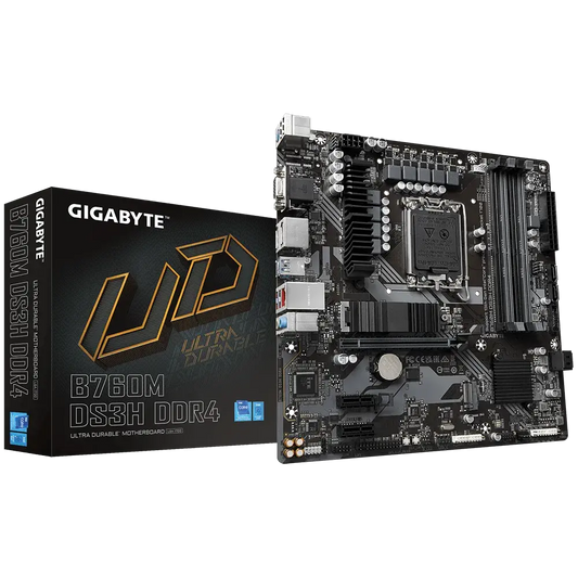 Gigabyte B760M DS3H DDR4 Motherboard  Microcenter India