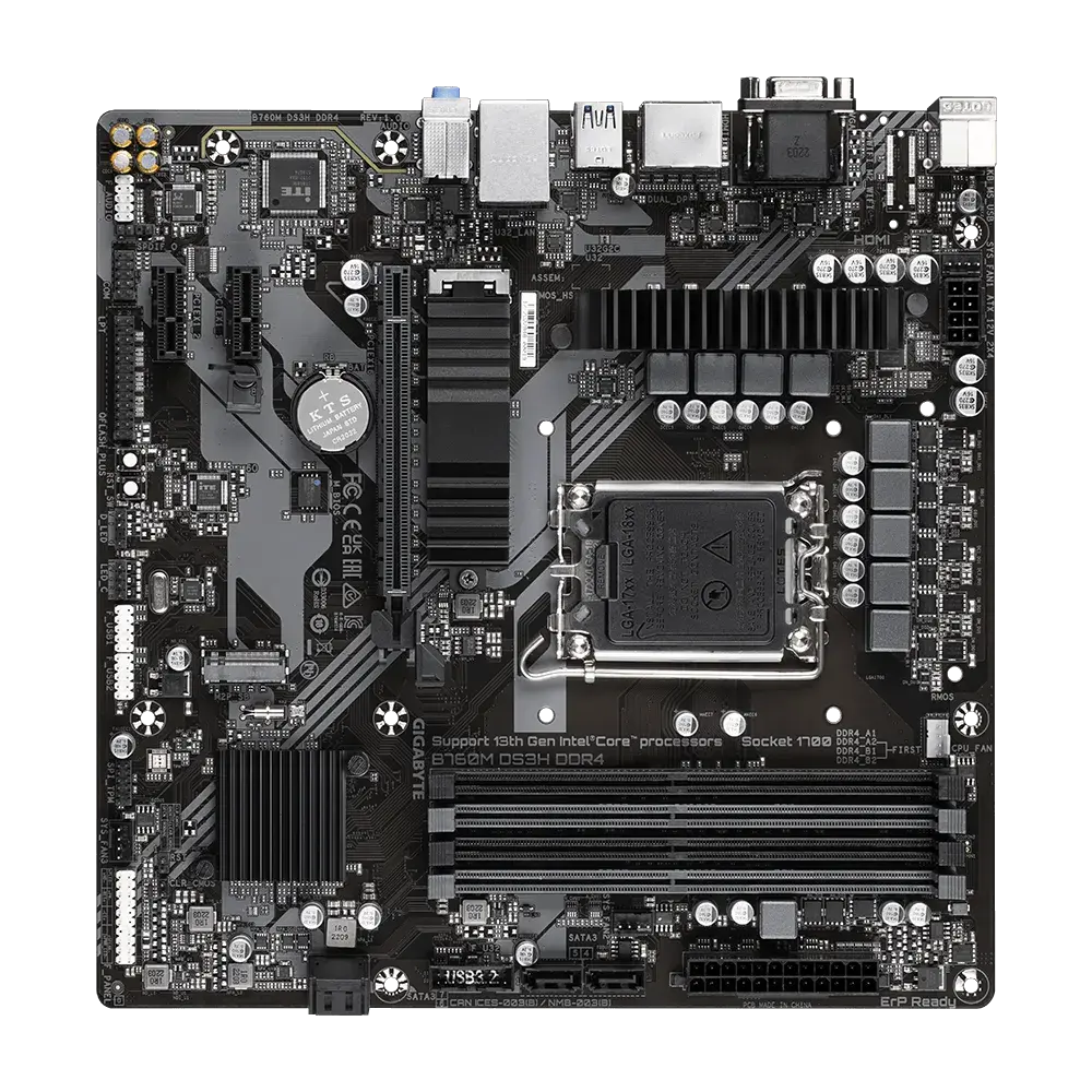 Gigabyte B760M DS3H DDR4 Motherboard  Microcenter India