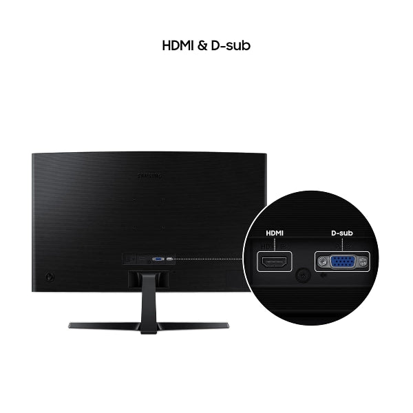 Samsung Curved Monitor 27" LS27D368GAWXXL FHD 100Hz - Microcenter India.