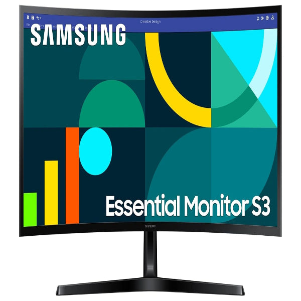 Samsung Curved Monitor 27" LS27D368GAWXXL FHD 100Hz - Microcenter India.
