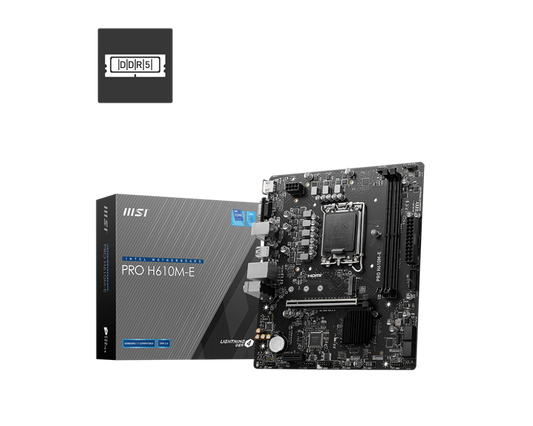 MSI Pro H610M-E DDR5 Motherboard  Microcenter India