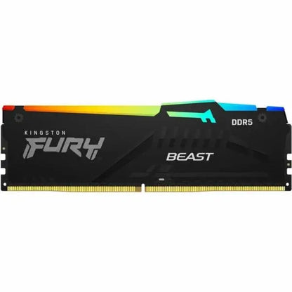 Kingston FURY Beast RGB EXPO 16GB DDR5 6000MT/s Memory Black  Microcenter India