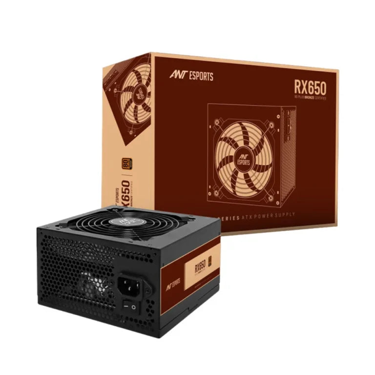 ANT ESPORTS RX650 80PLUS BRONZE POWER SUPPLY
