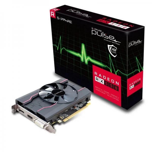 Sapphire RX 550 Pulse OC 4GB Graphics Card  Microcenter India