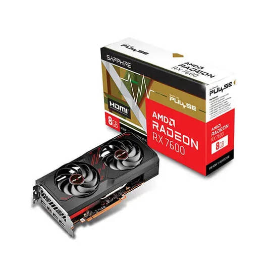 Sapphire Pulse RX 7600 8GB Graphics Card 