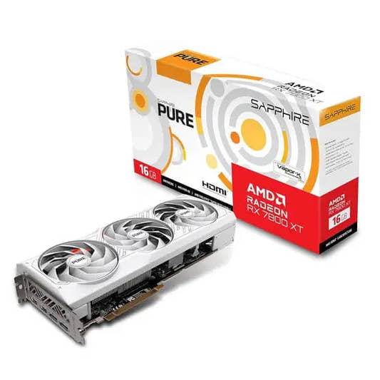 Sapphire Pure Readon RX 7800 XT OC 16GB Graphics Card  Microcenter India