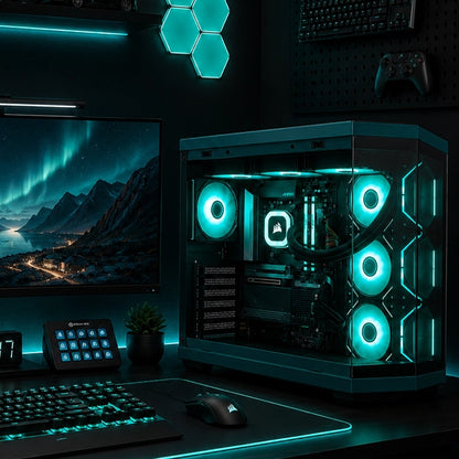 Dragon Green Pre Built Gaming Desktop