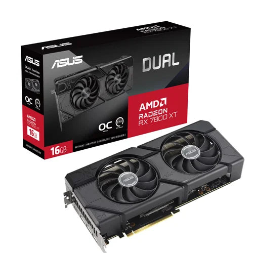 ASUS Dual Radeonâ„¢ RX 7800 XT OC Edition 16GB GDDR6  Microcenter India