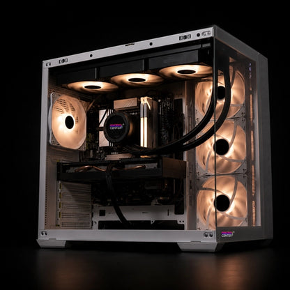 White Phantom Gaming PC Intel I7 Prebuilt